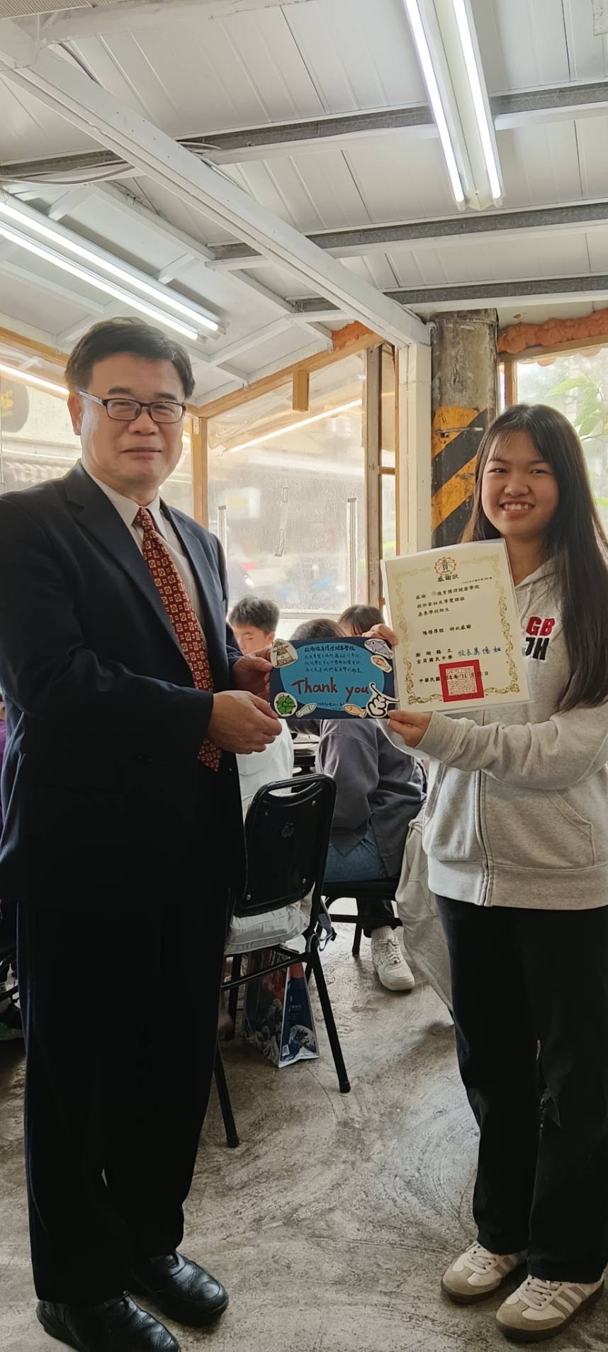 2025年11月27日吉貝國中蒞校參訪